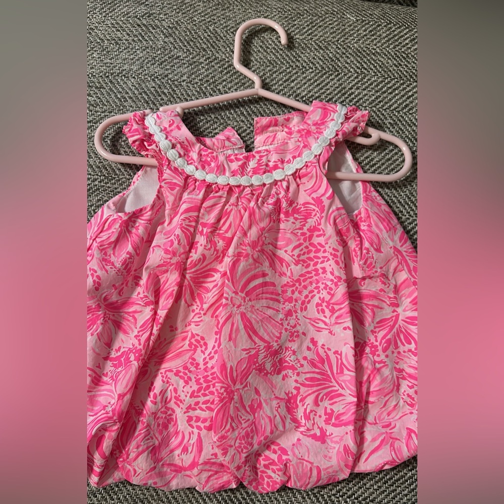 Lilly Pulitzer baby dress with bloomers set